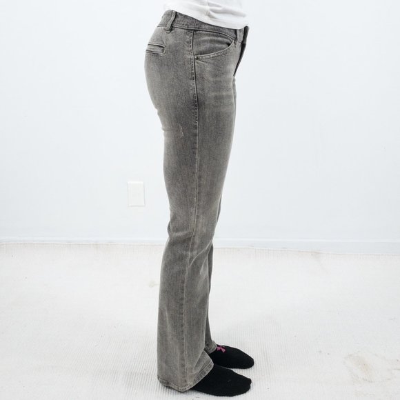 Tahari 2 Straight Leg Stretch Trouser Jeans Gray - Picture 6 of 11